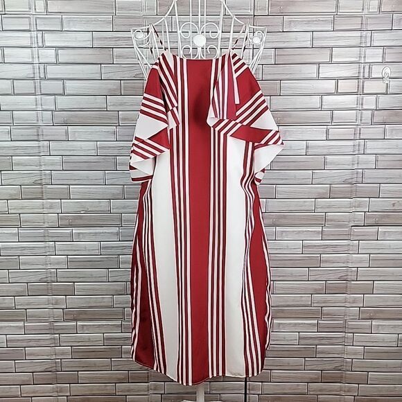Banana Republic striped midi dress Size 4 - Picture 1 of 12